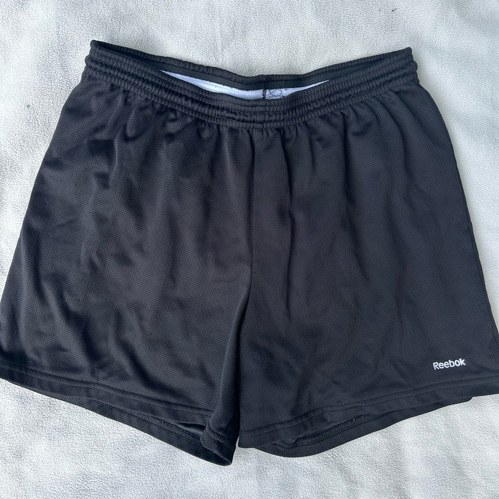 Reebok Small Black Drawstring Athletic shorts